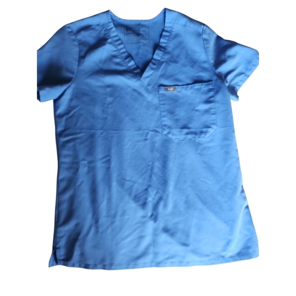 FIGS Catarina One-Pocket Scrub Top Classic V-Neck | Medical Nursing Uniform XS - Picture 1 of 2